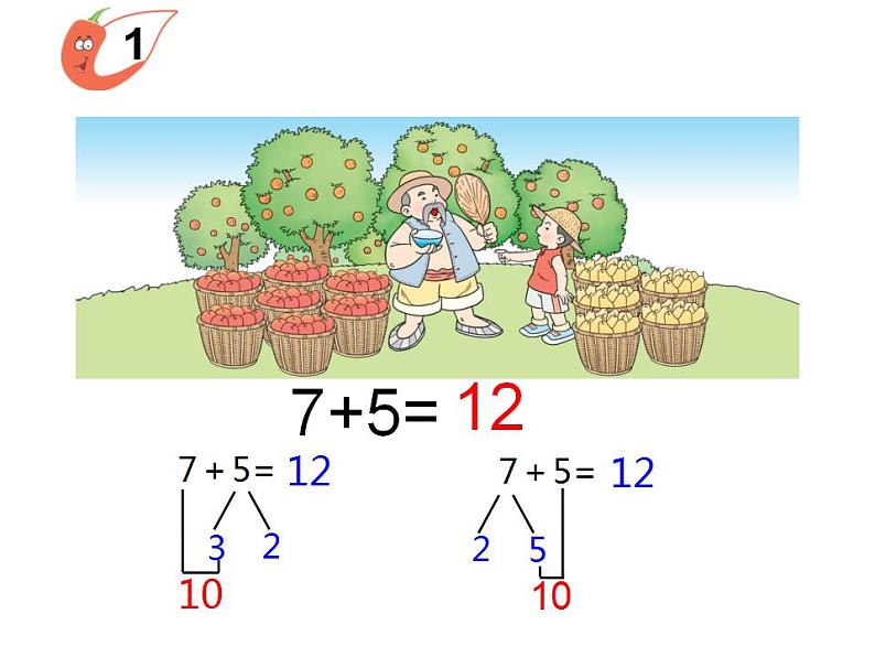 西师大版一年级数学上册课件 2.2 6，7的加减法第6页