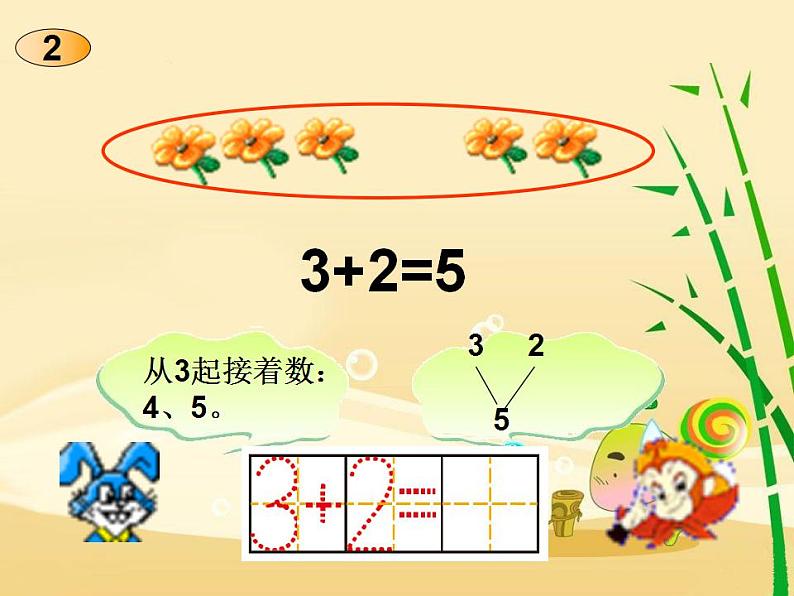 西师大版一年级数学上册课件 1.4 5以内数的加法05