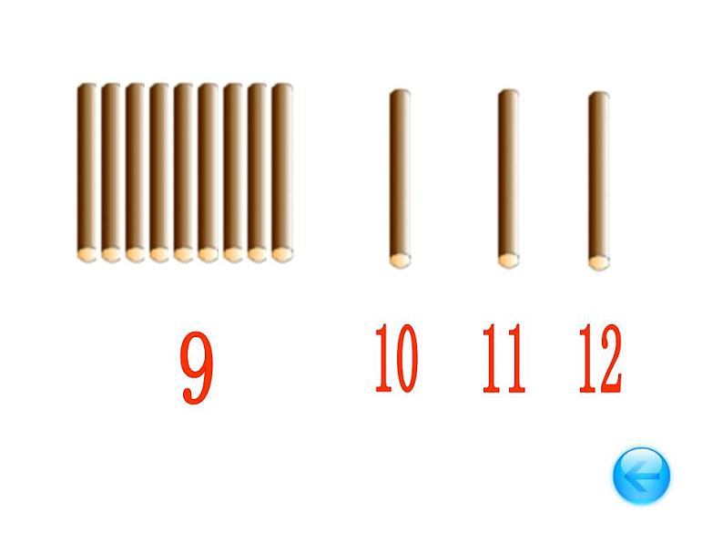 西师大版一年级数学上册课件 5.1 9加几第8页