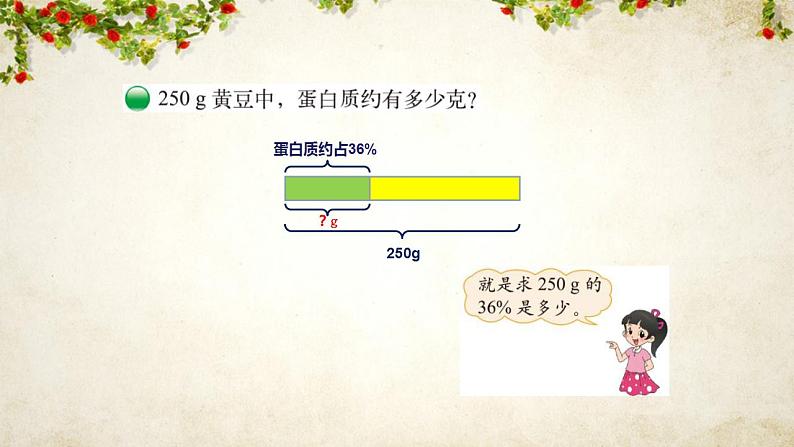 六年级上册数学课件-4.3 营养含量（8）-北师大版第6页