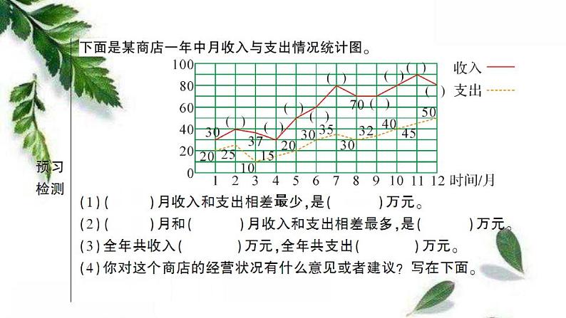 北师大版数学 六年级上册第五单元数据处理第4课时 身高的变化 预习课件第4页