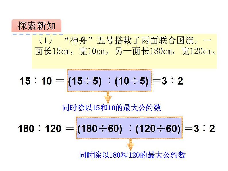 西师大版六年级数学上册课件 4.1 比的意义和性质第8页