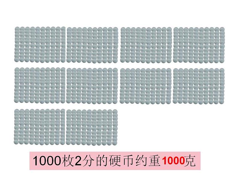 西师大版三年级数学上册课件 1 克、千克、吨07