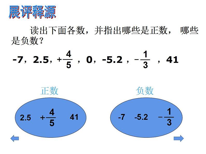 西师大版六年级数学上册课件 7 负数的初步认识第8页