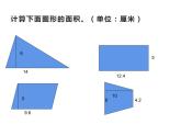西师大版五年级数学上册课件 5.4 不规则图形的面积