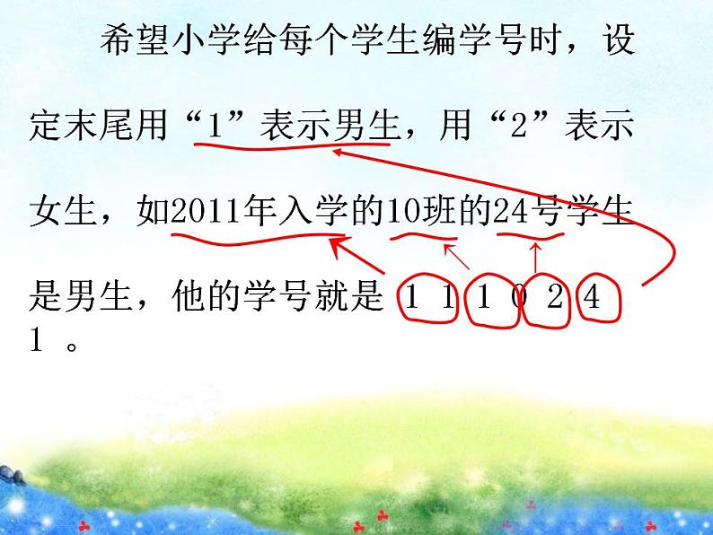 西师大版四年级数学上册课件 1.3 数字编码第5页