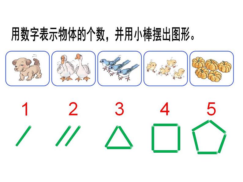 西师大版一年级数学上册课件 1.1 1～5的认识03