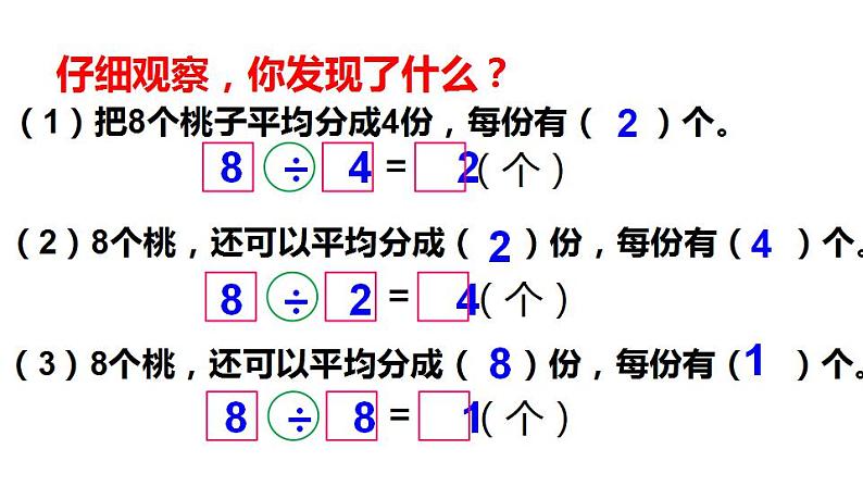 西师大版二年级数学上册课件 6.2 除法的初步认识03