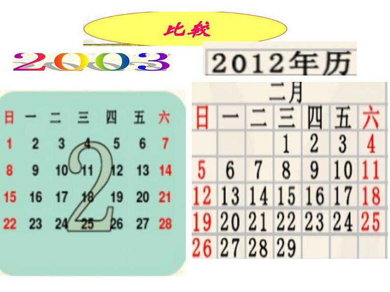 西师大版三年级数学上册课件 6.1 年、月、日第7页