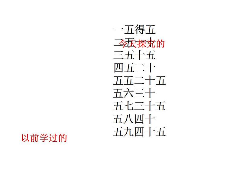 西师大版二年级数学上册课件 1.5 5的乘法口诀04