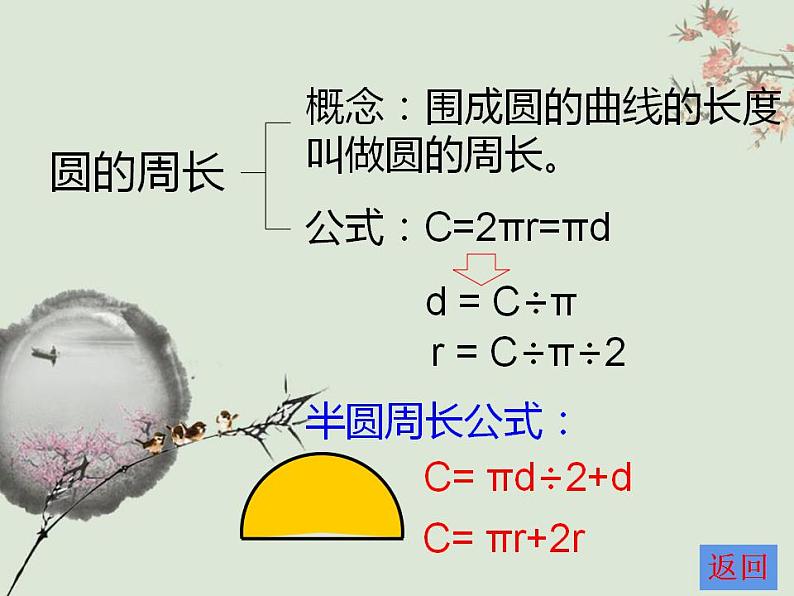 西师大版六年级数学上册课件 2 圆 整理与复习第4页