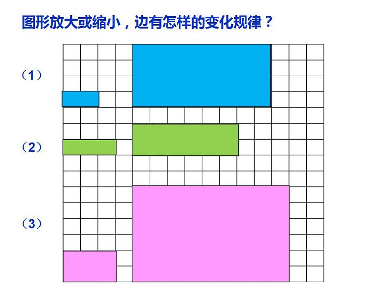 西师大版六年级数学上册课件 5.1 图形的放大或缩小06