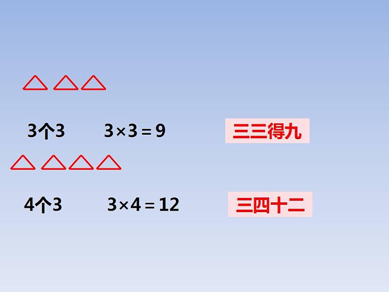 西师大版二年级数学上册课件 1.3 3的乘法口诀第5页