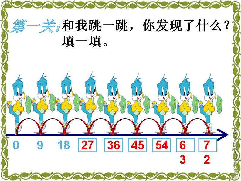 西师大版二年级数学上册课件 3.2 8，9的乘法口诀03