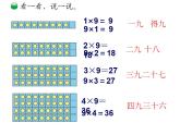 西师大版二年级数学上册课件 3.2 8，9的乘法口诀