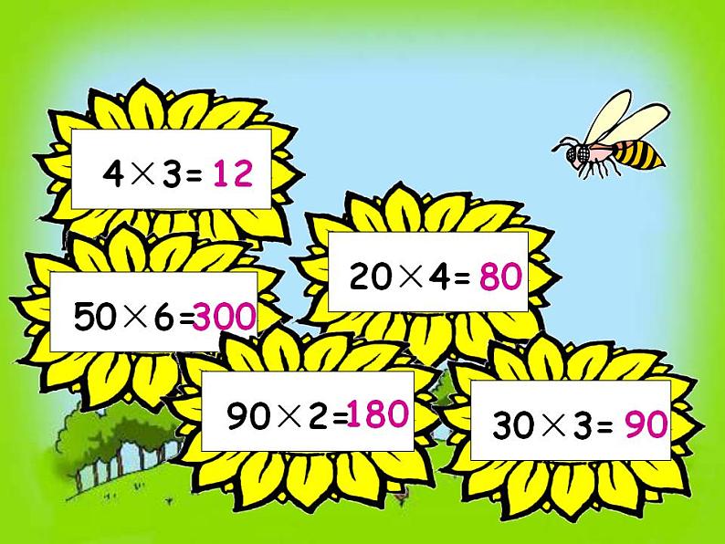 西师大版三年级数学上册课件 2.1 一位数乘两位数第8页