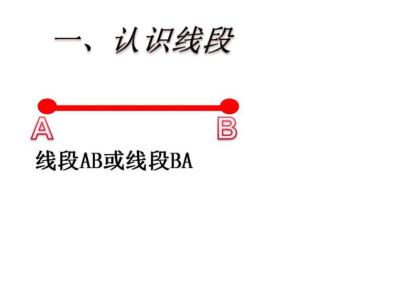 西师大版四年级数学上册课件 3.1 线段、直线和射线第4页