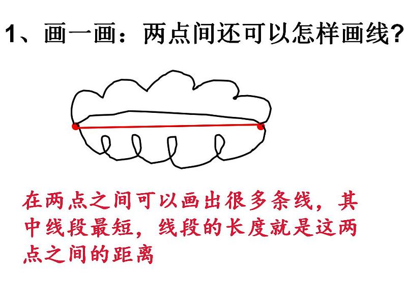 西师大版四年级数学上册课件 3.1 线段、直线和射线第5页