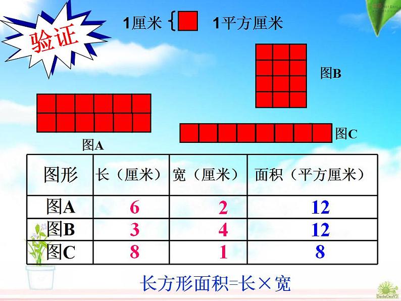 人教版三年级下册数学面积《长方形、正方形面积的计算》课件04