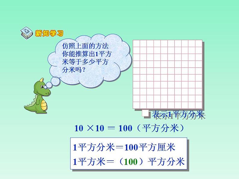 人教版三年级下册数学《面积单位之间的进率》课件第7页