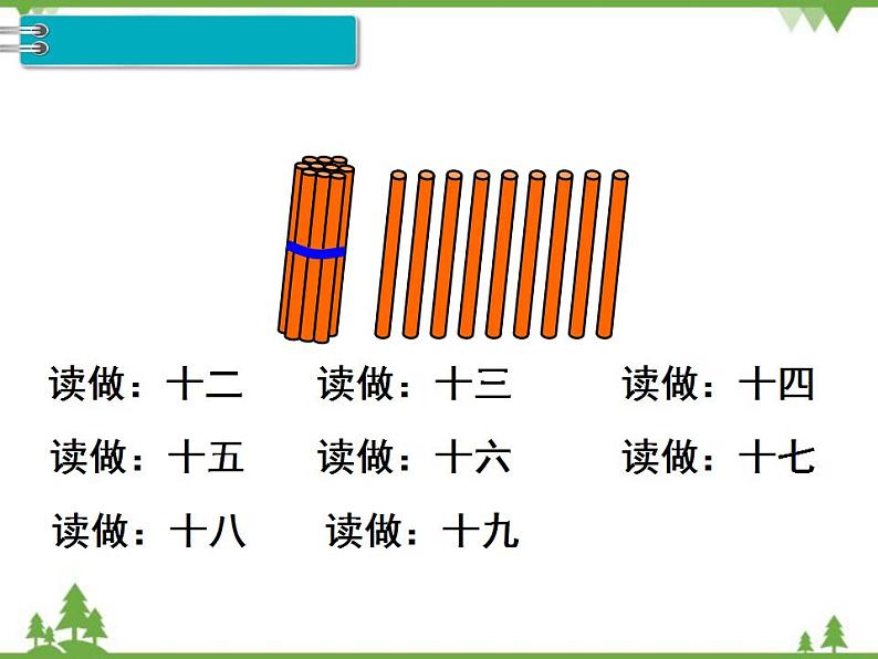 人教版一年级数学上册 第6单元 11-20的认识和加减法 第1课时 11～20各数的认识（课件)第4页