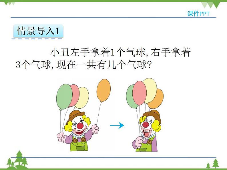 人教版一年级数学上册 3.5 加法（课件)第7页