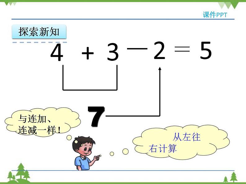 人教版一年级数学上册 5.8 加减混合（课件)第7页