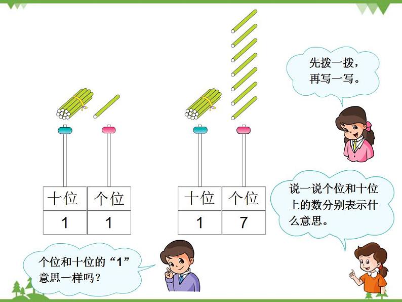 人教版一年级数学上册 11～20写数及练习十七（课件)03