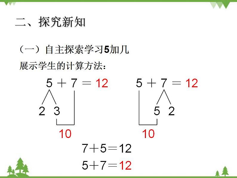 人教版一年级数学上册 5、4、3、2加几（课件)04