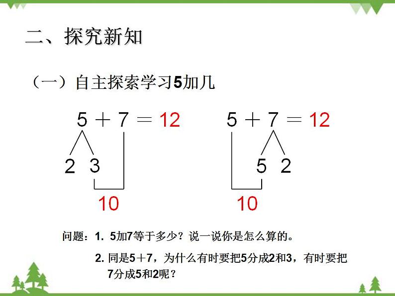 人教版一年级数学上册 5、4、3、2加几（课件)05