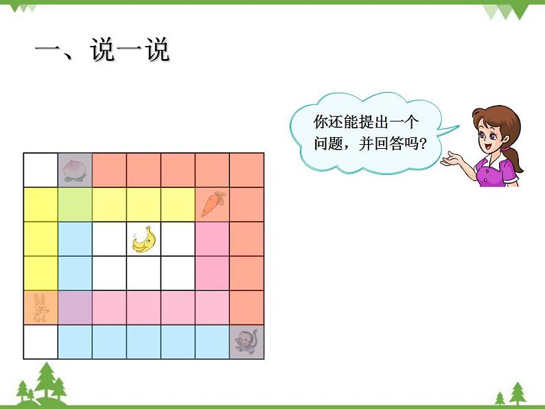 人教版一年级数学上册 总复习（图形与位置）（课件)03