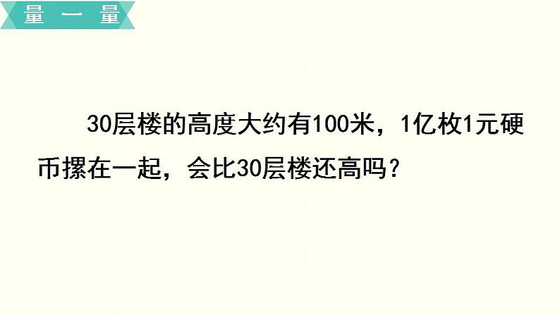 苏教四数下综合与实践   一亿有多大课件PPT06