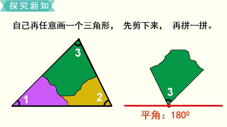 苏教四数下第七单元第3课时   三角形的内角和课件PPT07