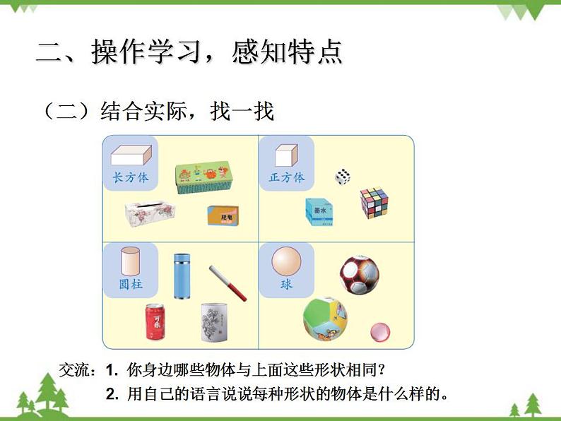 人教版一年级数学上册 认识图形（课件)第5页