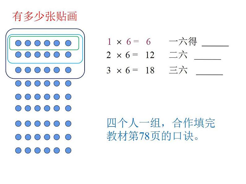 二年级上册数学课件-8.1 有多少张贴画（6）-北师大版03