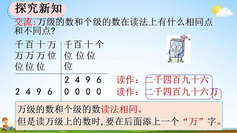 人教版四年级数学上册《1-2 亿以内数的读法》教学课件第5页