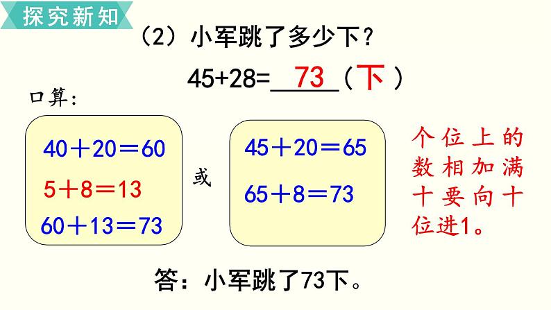 苏教版二数下第六单元第1课时   两位数加两位数的口算课件PPT06