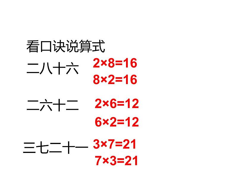 1.4 4的乘法口诀（8）（课件）数学二年级上册-西师大版第3页