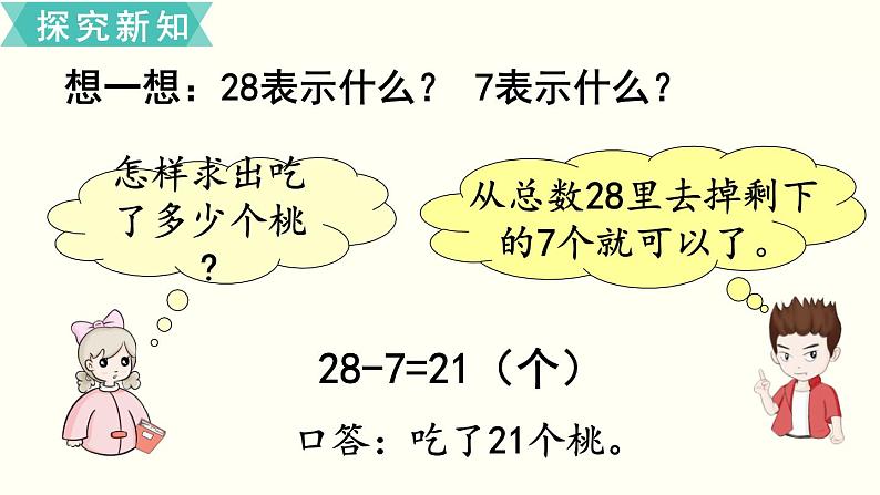 苏教一数下第四单元第8课时   求减数的简单实际问题课件PPT第4页