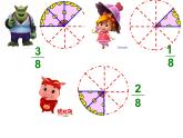 西师大版三年级数学上册课件 8.2 简单的同分母分数加减法