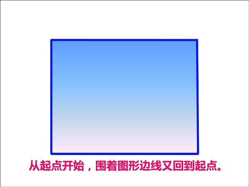 西师大版三年级数学上册课件 7.1 认识周长06