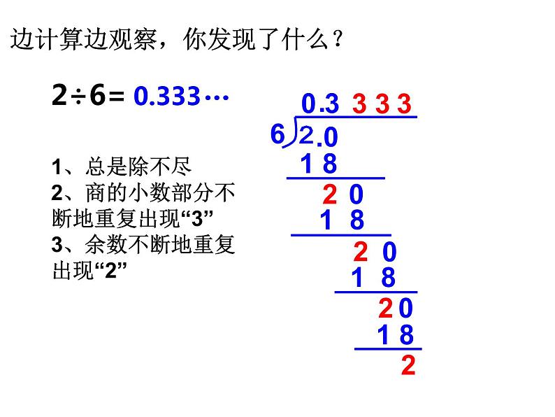 西师大版五年级数学上册课件 3.4 循环小数第6页