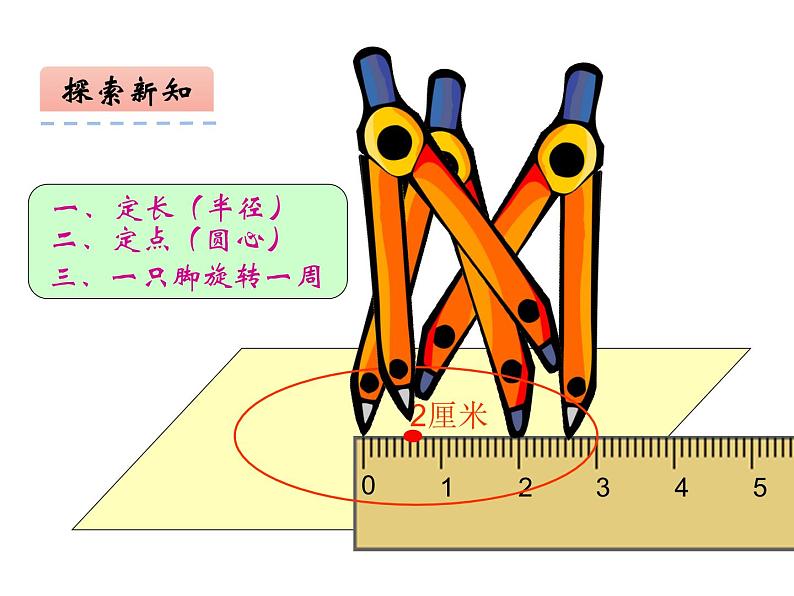 西师大版六年级数学上册课件 2.1 圆的认识第6页