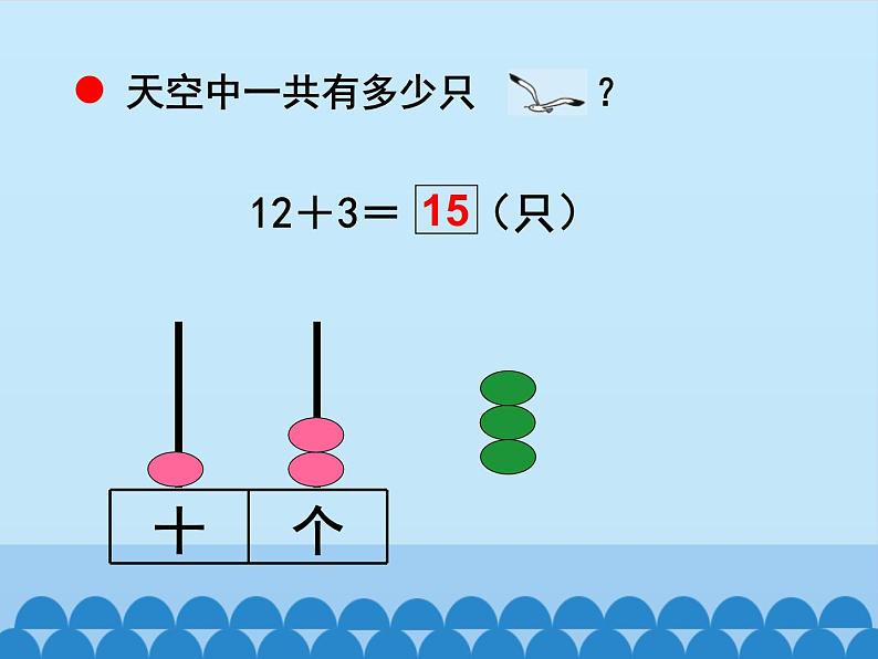 五 海鸥回来了——11-20各数的认识-20以内的不进位加法（2）_（课件）数学一年级上册 青岛版第6页