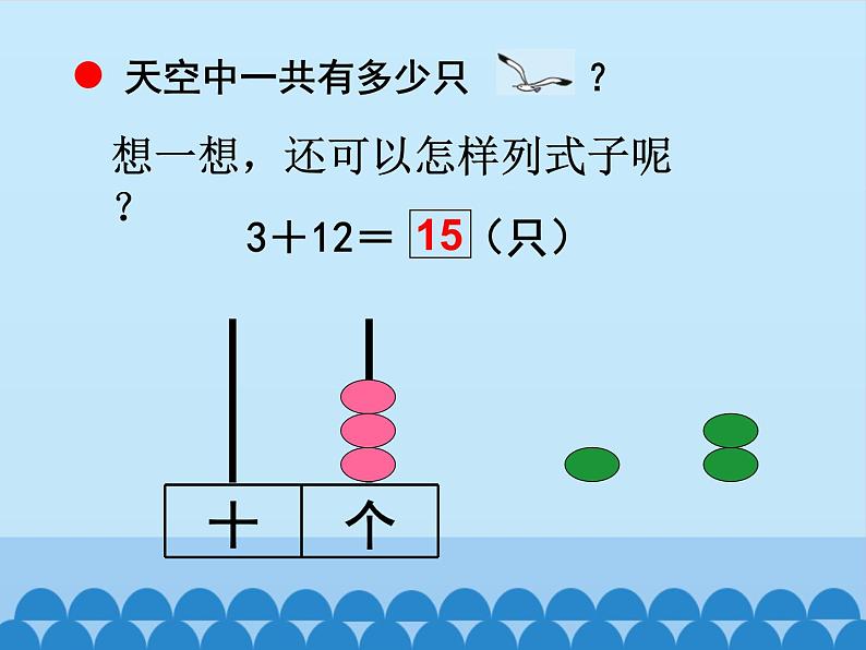 五 海鸥回来了——11-20各数的认识-20以内的不进位加法（2）_（课件）数学一年级上册 青岛版第7页