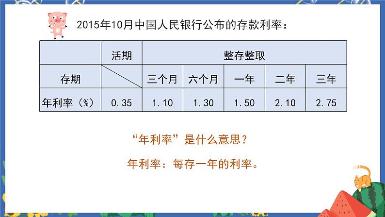 2.4利率 课件PPT+教案+练习06