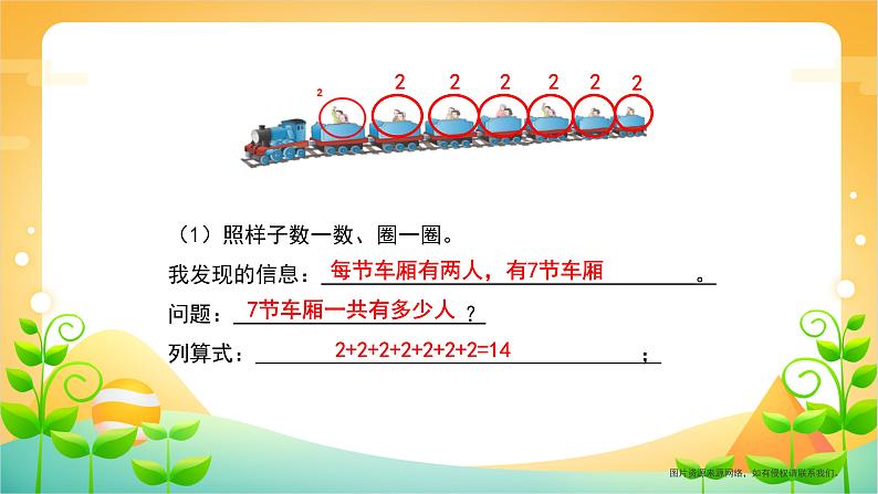 4.1 乘法的初步认识-二年级上册数学-人教版课件PPT第5页