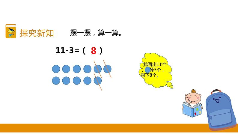 第9章 第2课时 11减几的退位减法课件05