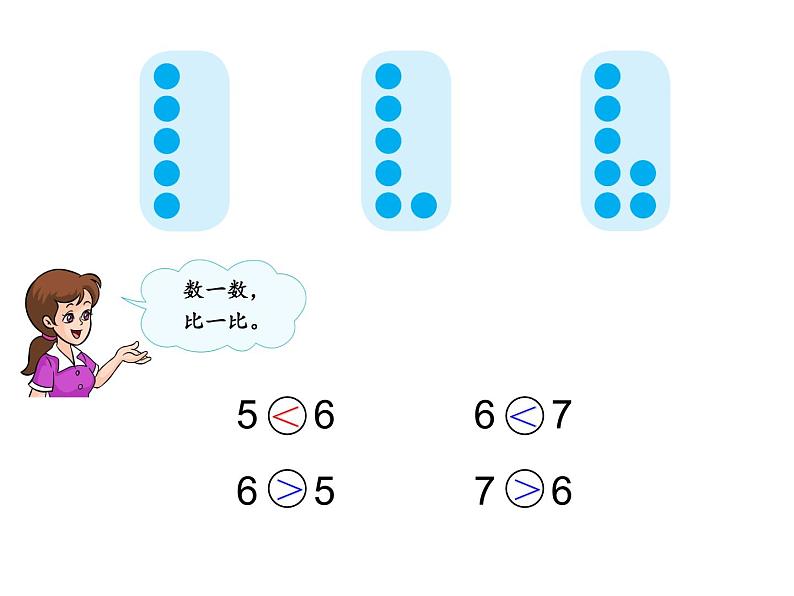 小学一年级上册数学6、7的认识课件PPT第7页