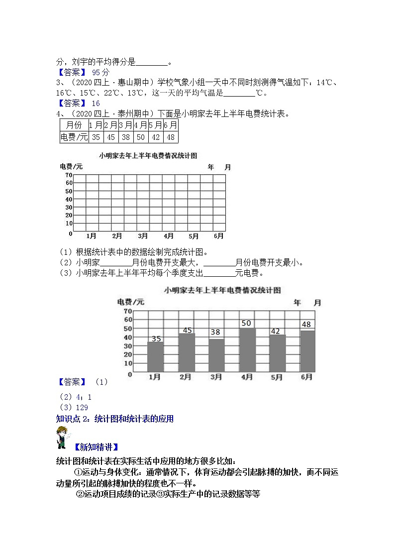 【同步课时优选讲义】苏教版四年级上册数学第4单元第2课时：平均数的认识及应用（学生版+ 教师版）教案学案03